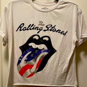 Rolling Stones crop top
